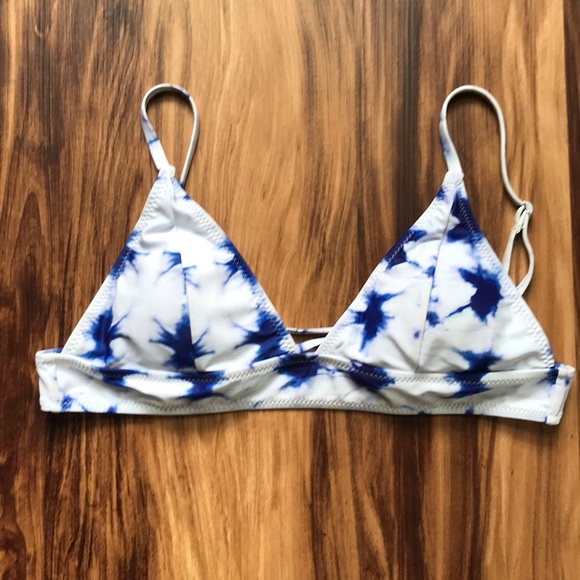 Small Blue Tie Dye CUPSHE Bikini - Picture 2 of 6
